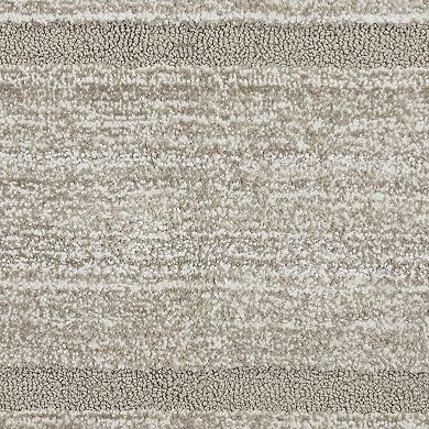 VCNY Home Heathered Hotel Microfiber Bath Rug Runner