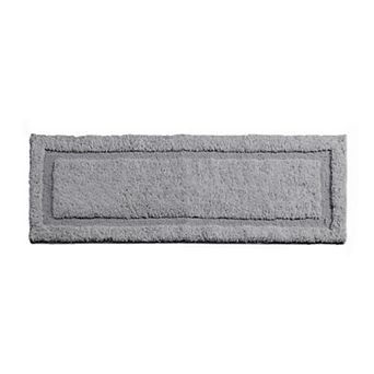 VCNY Home Heathered Hotel Microfiber Bath Rug Runner