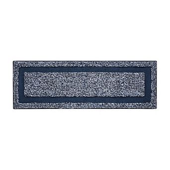 VCNY Home Heathered Hotel Microfiber Bath Rug Runner