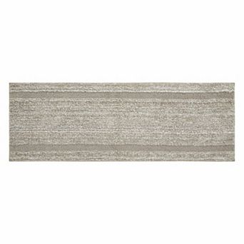 VCNY Home Heathered Hotel Microfiber Bath Rug Runner