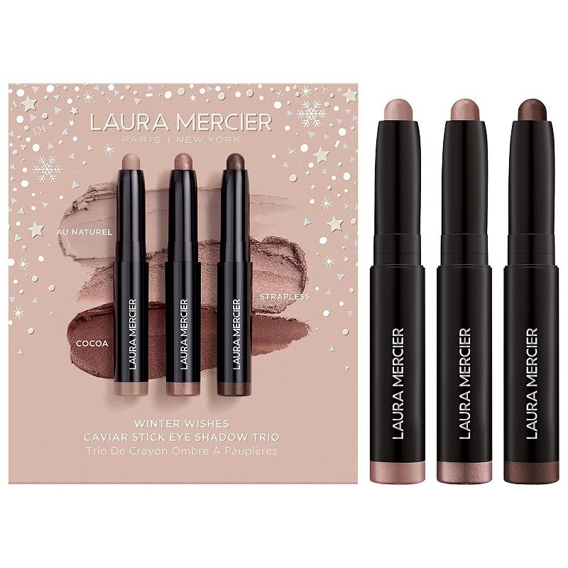 Laura Mercier Winter Wishes Mini Caviar Stick Eye Shadow Trio