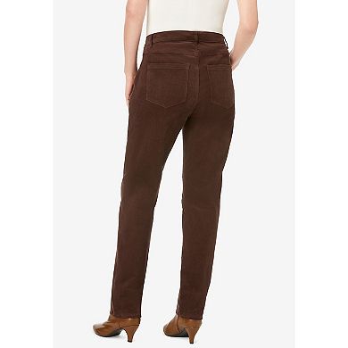 Woman Within Plus Size Petite Stretch Corduroy Bootcut Jean