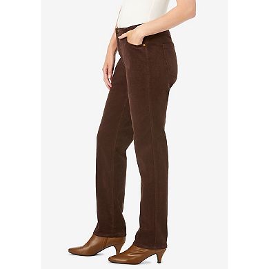 Woman Within Plus Size Petite Corduroy Bootcut Jeans