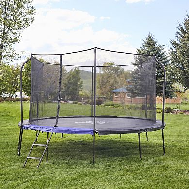 123 Jump 12 Foot Round Trampoline With Ladder