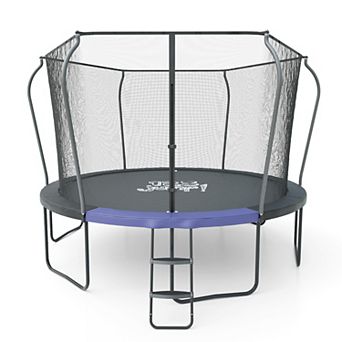 123 Jump 14 Ft Round Trampoline With Ladder