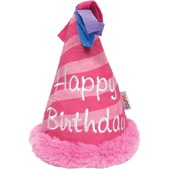 Birthday Hat Crinkle Plush Toy