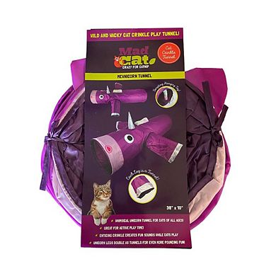 Mad Cat Mewnicorn Tunnel Cat Toy - 38"