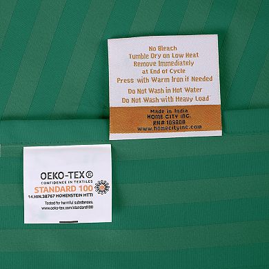 SUPERIOR 300 Thread Count Egyptian Cotton Blend Stripe Sheet Set
