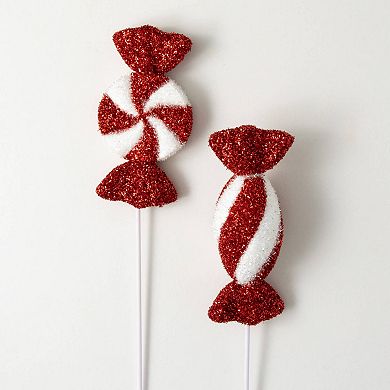 Haven Living 2-pc. Peppermint Twist Candy Artificial Christmas Spray Set