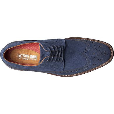 Stacy Adams Marligan Men's Suede Wingtip Oxford Shoes