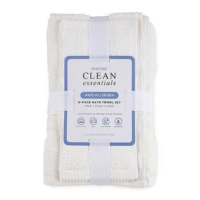 Martex Clean Essentials 6-Piece Towel Set