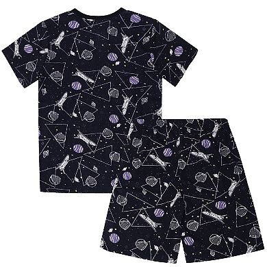Boys 4-16 Jellifish 2-Piece Pajama Top & Pajama Shorts Set