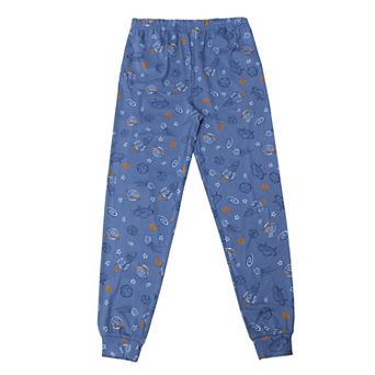 Boys 4-16 Jellifish Allover Print Cuffed Pajama Pants