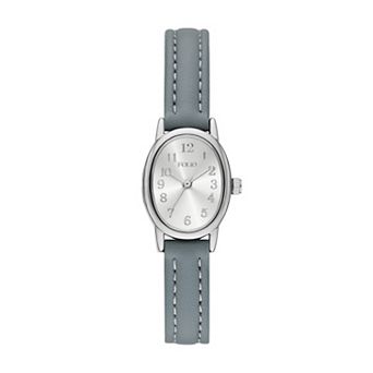 Folio Women's Faux Leather Slim Easy Read Watch