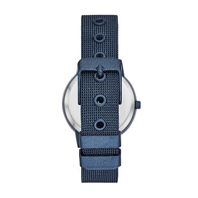 Folio Women's Mesh Mother-Of-Pearl Dial Watch