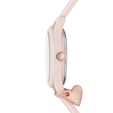 Folio Women's Heart Bangle Silicone Watch