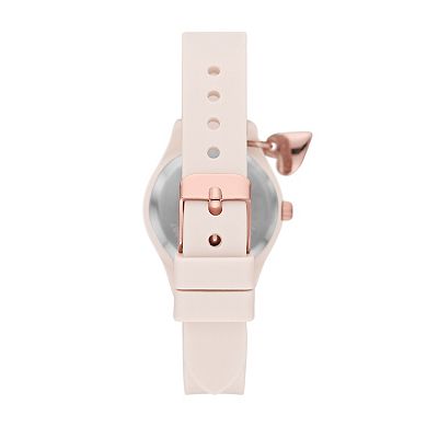 Folio Women's Heart Bangle Silicone Watch