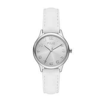 Folio Women's Faux Leather Easy Read Watch