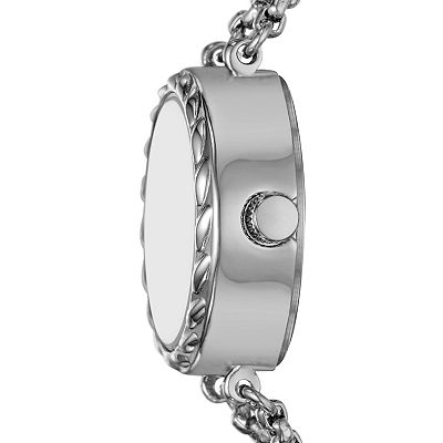 Folio Women's Rope Textured Bracelet Strap Round Dainty Watch