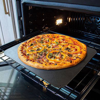 Old Stone Pizza Steel with Moat - 14 in. x 14 in.