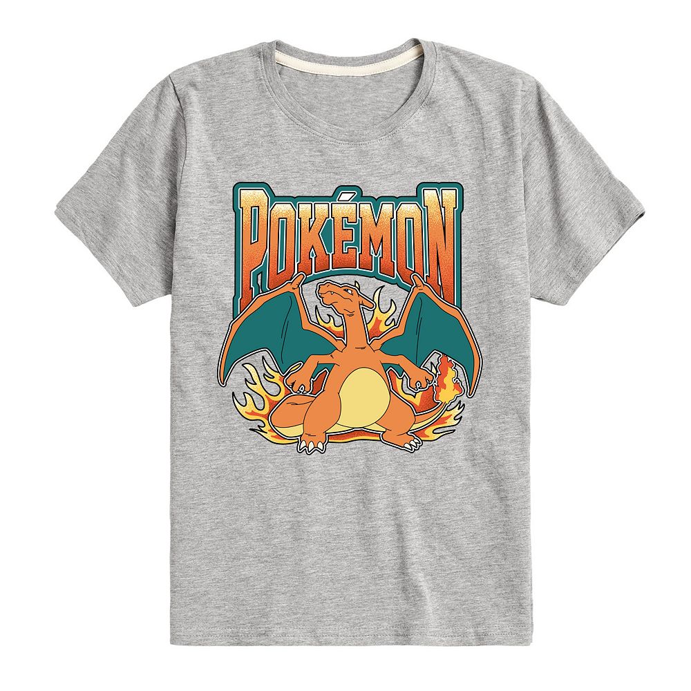Boys 8-20 Pokemon Charizard Collegiate Graphic Tee
