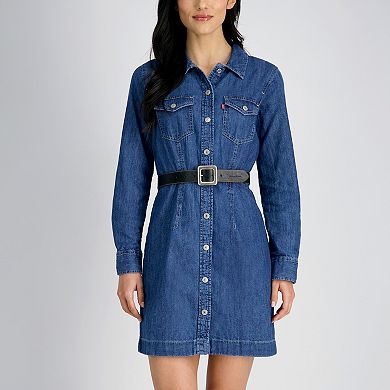 Women's Levi's® 2-In-1 Reversible Square Buckle Belt
