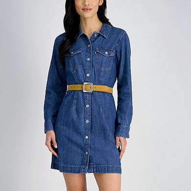 Women's Levi's® 2-In-1 Reversible Square Buckle Belt