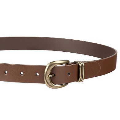 Women's Levi's® Genuine Leather Triple Metal Keeper Belt