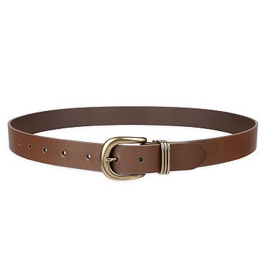 Women's Levi's® Genuine Leather Triple Metal Keeper Belt