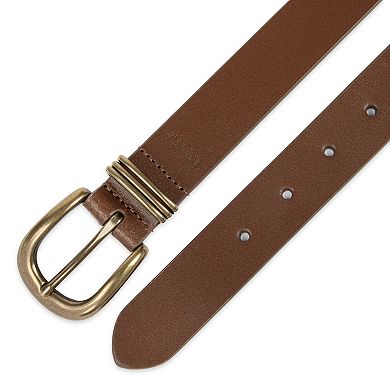 Women's Levi's® Genuine Leather Triple Metal Keeper Belt