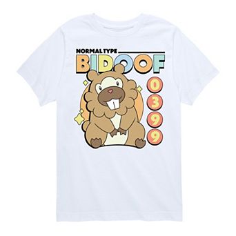Boys 8-20 Pokemon Bidoof Normal Type 0399 Graphic Tee