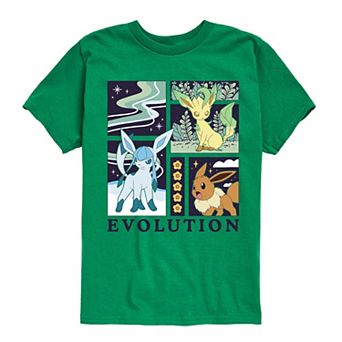 Boys 8-20 Pokemon Nature Evolution Graphic Tee