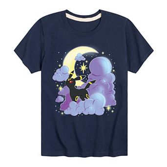 Boys 8-20 Pokemon Umbreon Moon & Stars Graphic Tee