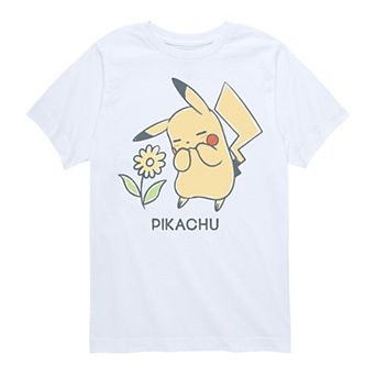 Boys 8-20 Pokemon Pikachu Flower Graphic Tee