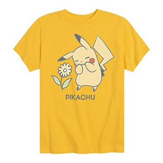 Boys 8-20 Pokemon Pikachu Flower Graphic Tee