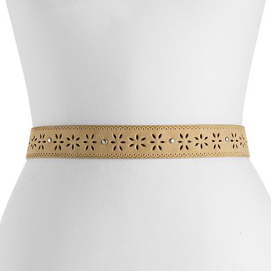 Women's Sonoma Goods For Life® Floral Belt with Stud Detail
