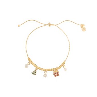 LC Lauren Conrad Christmas Charm Bracelet