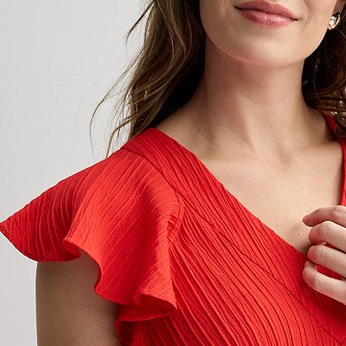 Women's Sandra Darren V-neck A-Line Dress