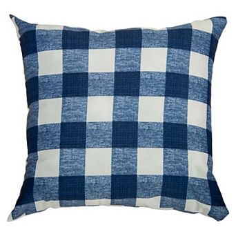 Rizzy Home Ava 22 in x 22 in Plaid Indoor / Outdoor Throw Pillow