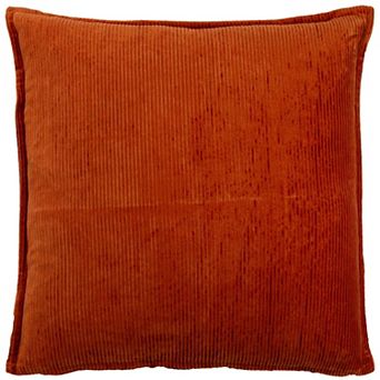 Rizzy Home Abby 20 in x 20 in Down Filled Corduroy Throw Pillow