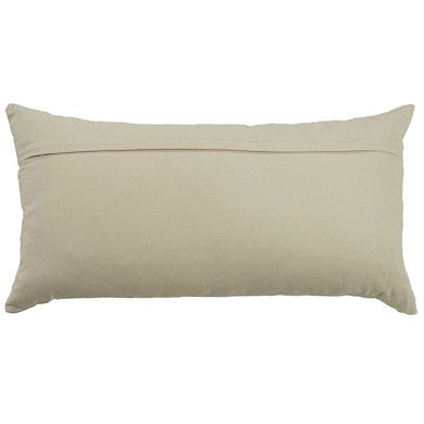 Rizzy Home Bob 14 in. x 26 in. Corduroy & Velvet Throw Pillow Cover