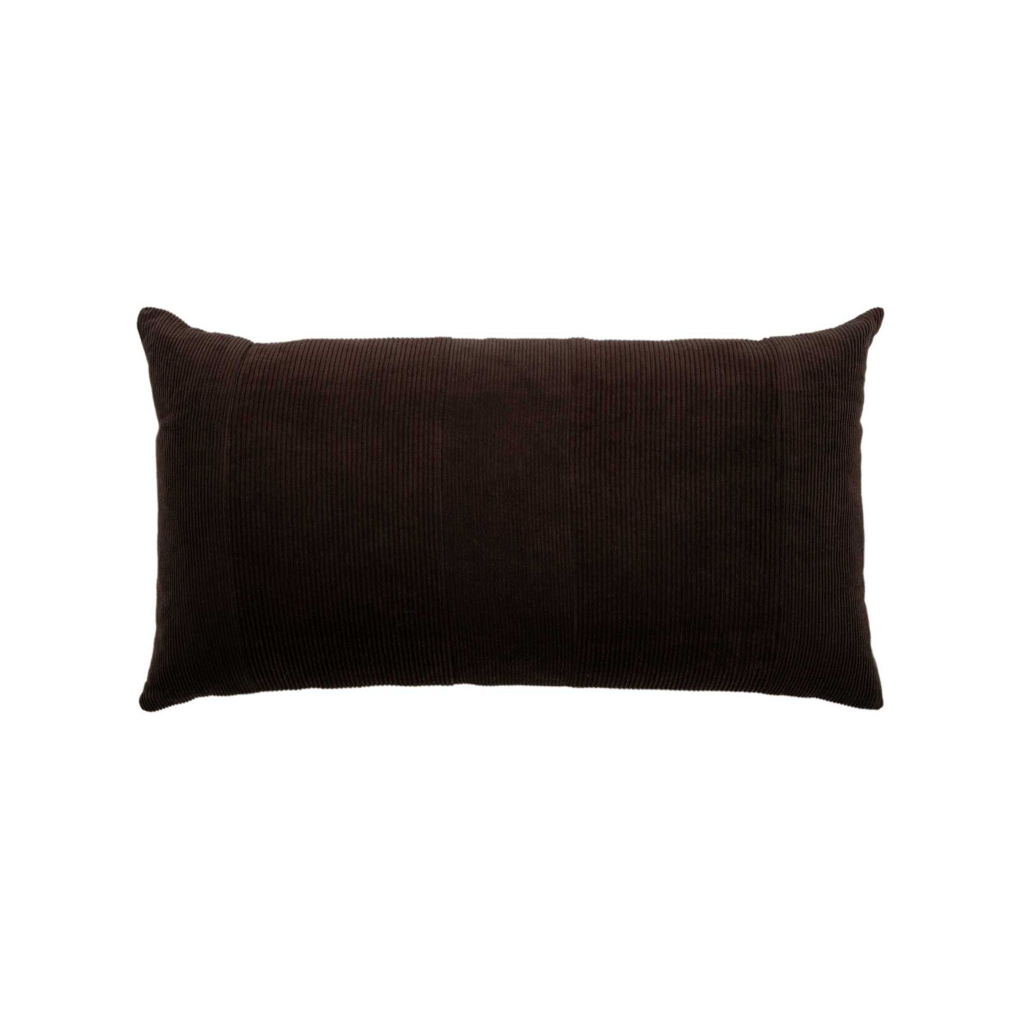 Rizzy Home Bob 14 in. x 26 in. Corduroy & Velvet Down Filled Throw Pillow, 