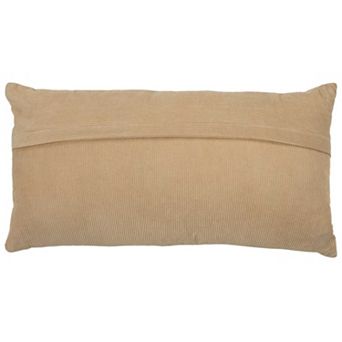 Rizzy Home Bre 14 in x 26 in Corduroy Throw Pillow Cover