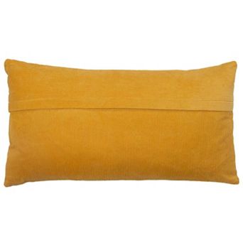 Rizzy Home Bre 14 in x 26 in Corduroy Throw Pillow Cover