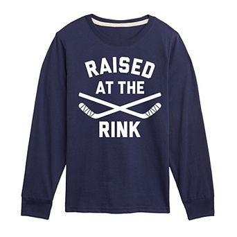 Boys 8-20 Raised At The Rink Long Sleeve Graphic Tee