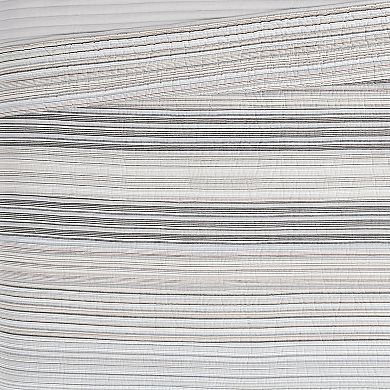 Oceanfront Resort Navarre Striped Quilt & Sham Set