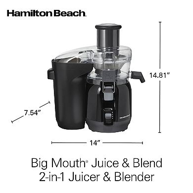 Hamilton Beach 2-in-1 Juicer and Blender