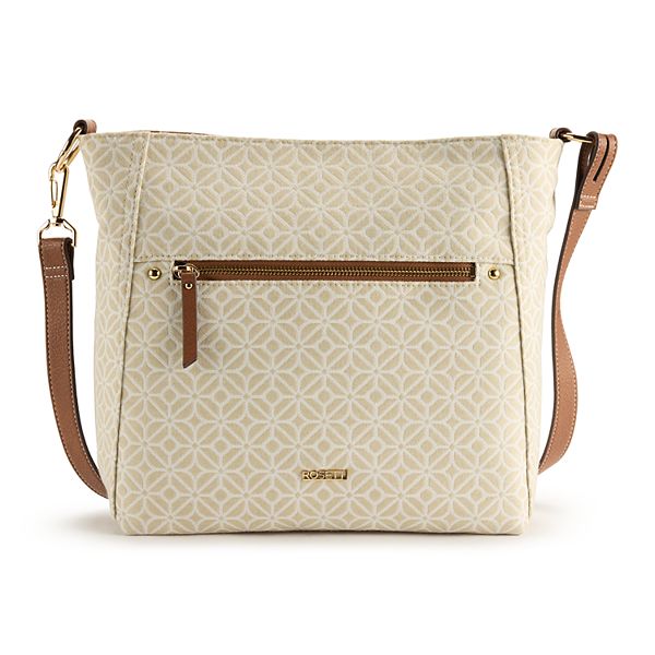 Rosetti Josephine Coho Crossbody Bag - Logo Jaquard