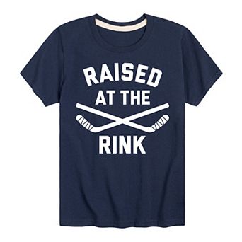 Boys 8-20 Raised At The Rink Graphic Tee