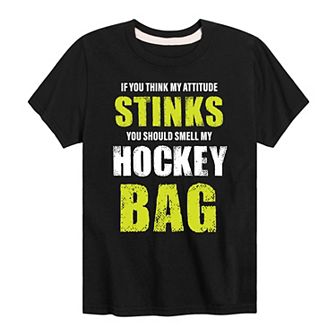 Boys 8-20 Hockey Bag Stinks Graphic Tee